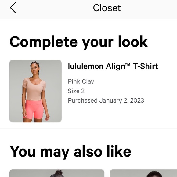 Align tee pink clay size 2 - Picture 2 of 3